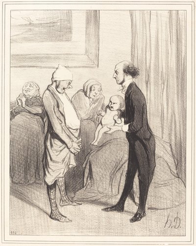 Inträde i livet av Honoré Daumier