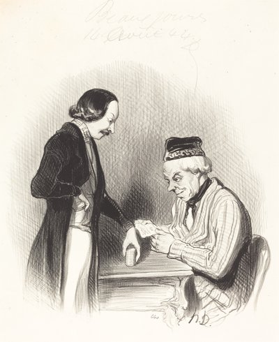 En biljett rabatt av Honoré Daumier