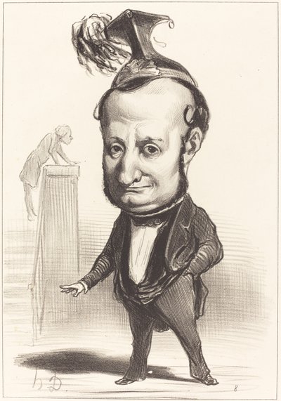 L.F. Raymond Wolowski av Honoré Daumier