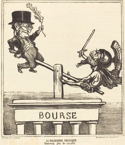 Den politiska svängningen... av Honoré Daumier