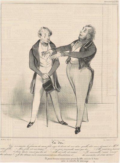 The Dot...du vet förmögenhet... av Honoré Daumier