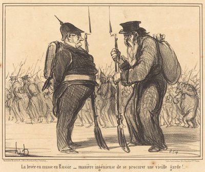 Massavgiften i Ryssland... av Honoré Daumier