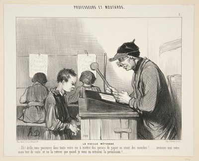 Den gamla M av Honoré Daumier
