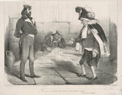 Domstolen ger tjänster och inte domar! av Honoré Daumier
