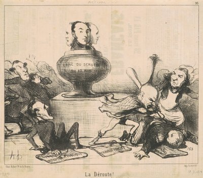Den vägen! av Honoré Daumier