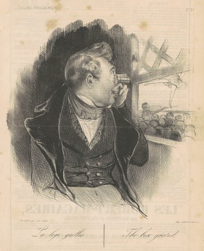 Den grillade lodgen av Honoré Daumier