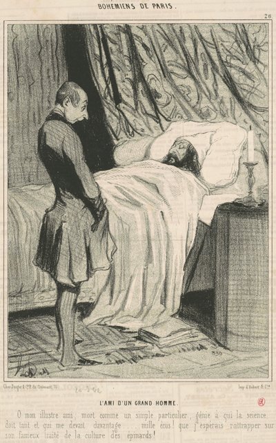 En stor mans vän av Honoré Daumier