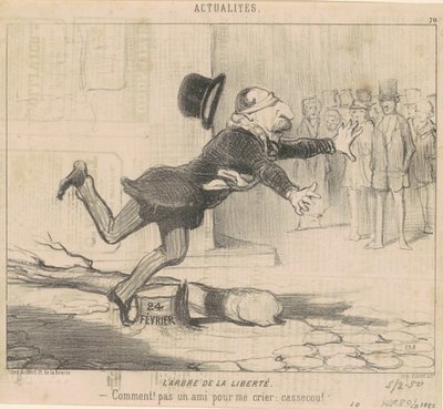 Frihetens träd av Honoré Daumier