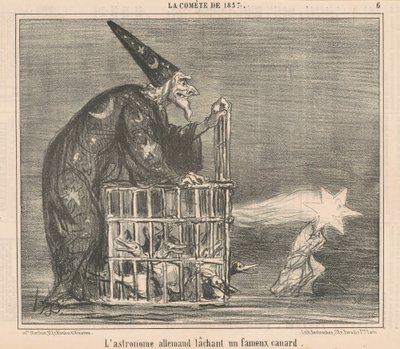 Den tyske astronomen släpper en... Anka av Honoré Daumier