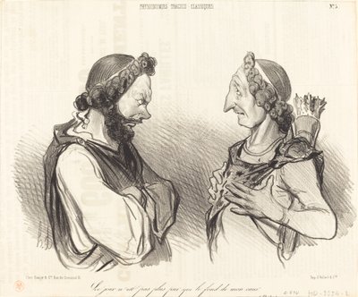 Dagen är inte renare... av Honoré Daumier