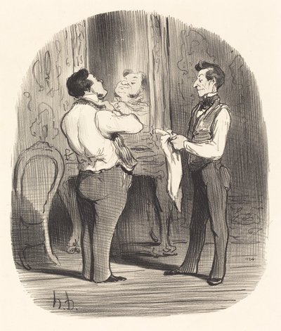 Dagen då det gäller att göra en erövring av Honoré Daumier