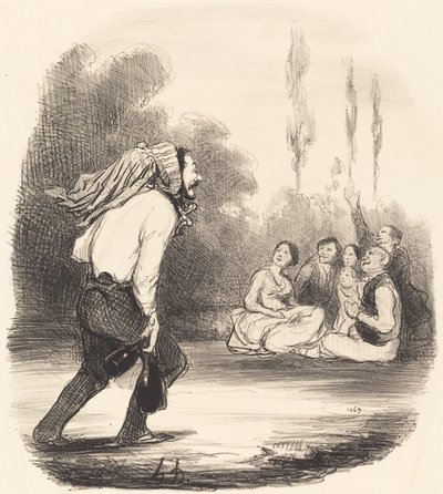 Samhällets mest skojare av Honoré Daumier