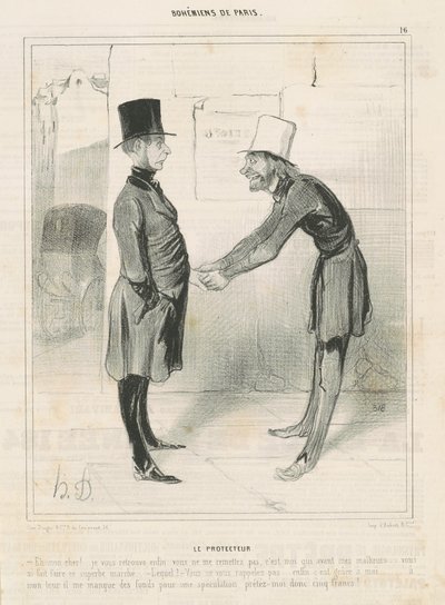 Beskyddaren av Honoré Daumier