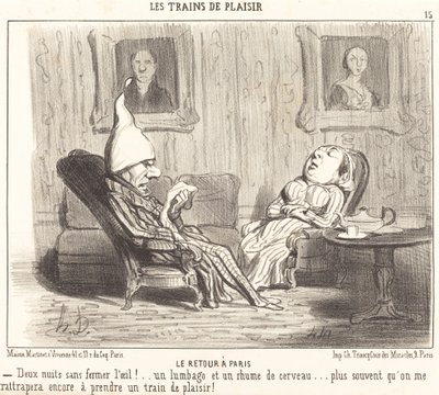 Återkomsten till Paris av Honoré Daumier