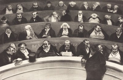 The Legislative Belly av Honore Daumier, 1834 av Honoré Daumier