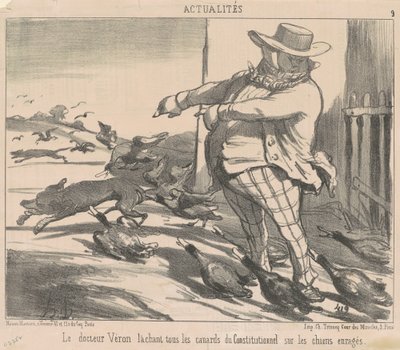 Doktor Véron släpper alla ankor... av Honoré Daumier
