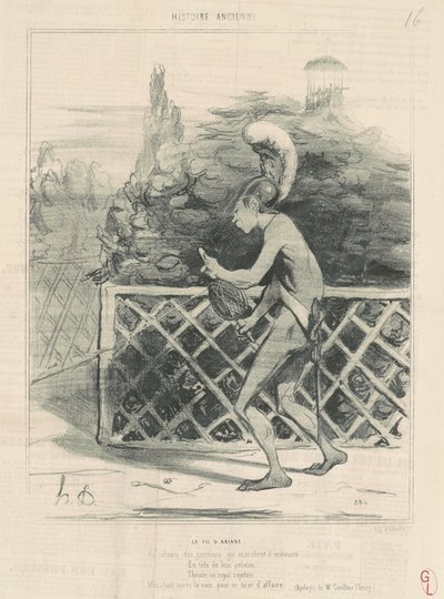 Ariadnes tråd av Honoré Daumier