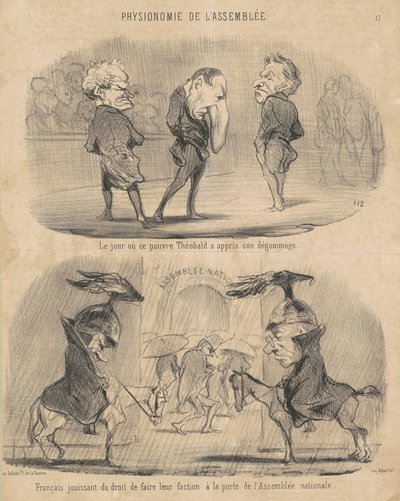 Dagen då... Théobald fick reda på sin avsmältning av Honoré Daumier