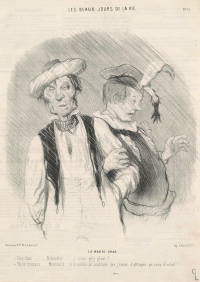 Fettisdag av Honoré Daumier