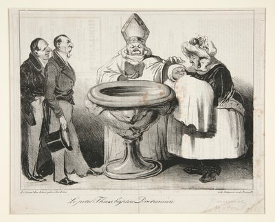 Lilla Thiers, döpt? Doctrinaire (Young Thiers av Honoré Daumier