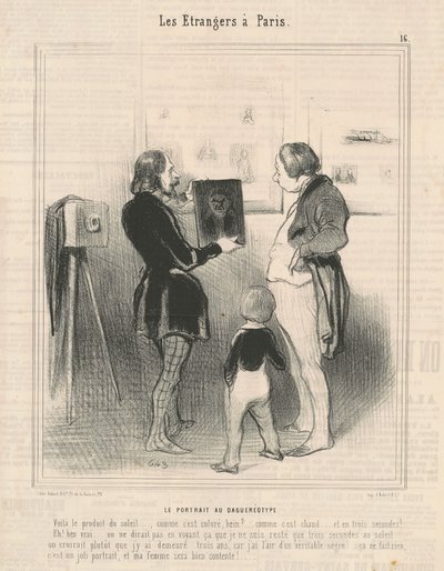 Daguerotypi-porträttet av Honoré Daumier