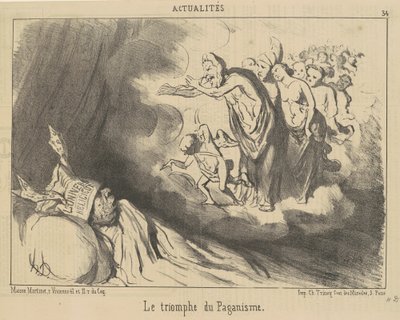 Hedendomens triumf av Honoré Daumier