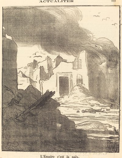 Imperiet är fred av Honoré Daumier