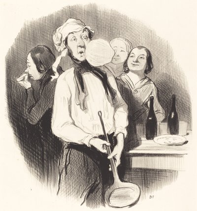 Pannkakorna av Honoré Daumier
