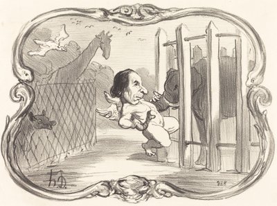 Kemisten Dumas olyckor av Honoré Daumier
