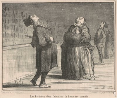 Parisare som väntar på... av Honoré Daumier