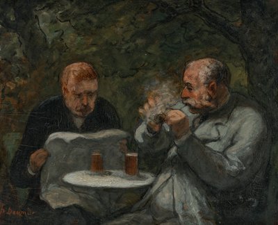 Öldrickare av Honoré Daumier