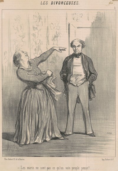 Makar är inte vad ett fåfängt folk tror! av Honoré Daumier