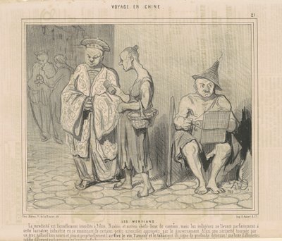 Tiggarna av Honoré Daumier