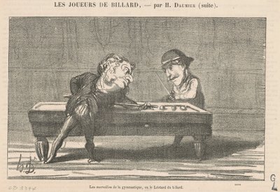 Gymnastikens underverk... av Honoré Daumier