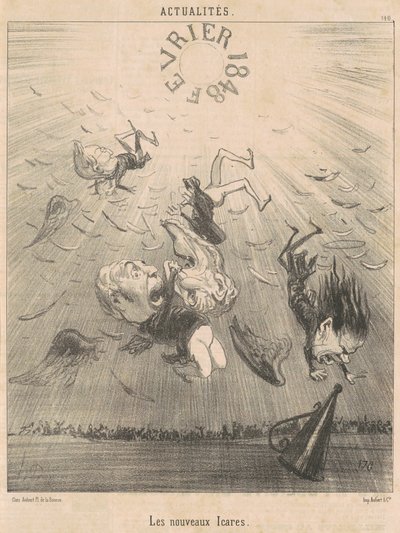 Den nya Ikaros av Honoré Daumier