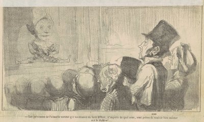 Människorna i det snälla samhället som... av Honoré Daumier