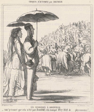 Skörden i Argenteuil av Honoré Daumier