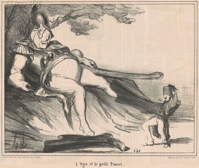 Ogren och den lilla tummen av Honoré Daumier