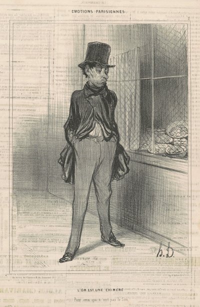 Guld är en chimär av Honoré Daumier