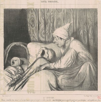 hörsel av Honoré Daumier