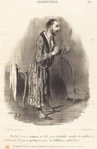 Min tro! det är som de säger... av Honoré Daumier