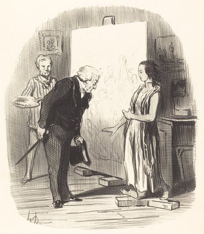 Fru, jag har äran! av Honoré Daumier