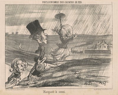 Saknar konvojen av Honoré Daumier