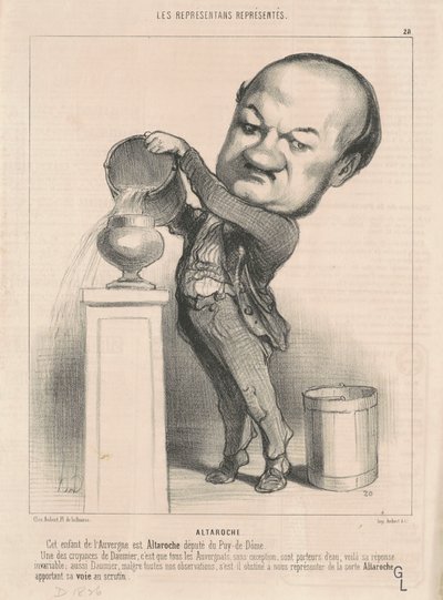 Marie Michel Altaroche av Honoré Daumier
