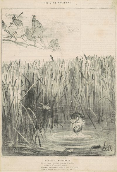 Marius från Minturnes av Honoré Daumier
