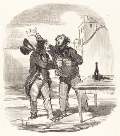Medlem... av 10 december som tar... av Honoré Daumier