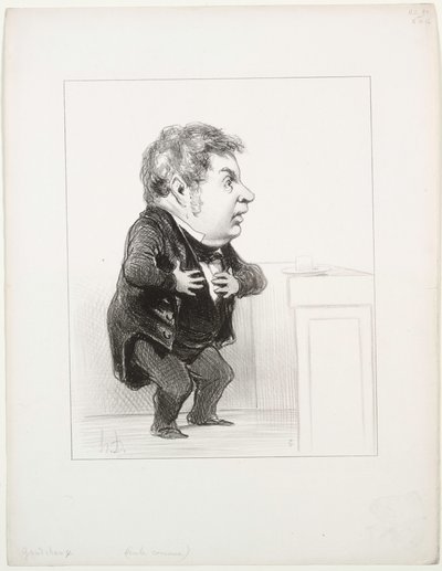 Michel Goudchaux, 1849. av Honoré Daumier