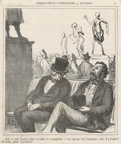 Jag vad jag gillar i skulpturrummet... av Honoré Daumier