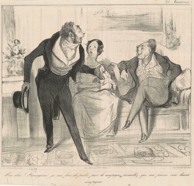 Min Gud! Sir, jag är... av Honoré Daumier
