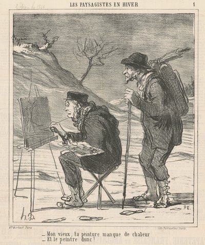 Din tavla saknar värme... av Honoré Daumier